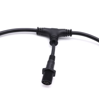Черный тип водоустойчивая польза CCC PVC t кабеля соединителя M16 IP67 аттестовал
