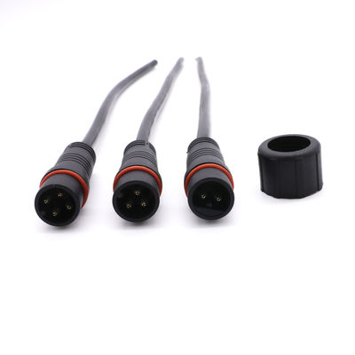 Тип соединитель винта PVC провода, Ip68 2 контактный разъем M18 для прокладки СИД