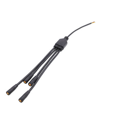 Мини водоустойчивая польза кабеля замка нажима PVC соединителя IP65 M8 y электрическая