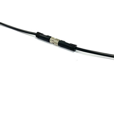 Провода соединителя IP68 M8 винта металла тип мини водоустойчивого чокнутый