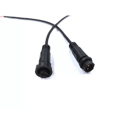 Черный кабельный соединитель 250V Pin M12 4 водоустойчивый расклассифицировал мужчины напряжения тока