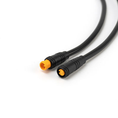 Мини водоустойчивый PVC 2A Cuurent кабельного соединителя IP65 M8 классифицируя пользу Ebike