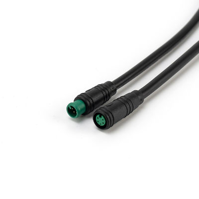 Автомобильные черные ядри кабельного соединителя M6 5 PVC Ebike водостойкие