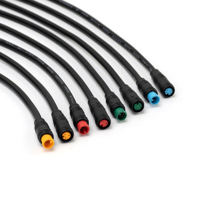 Автомобильные черные ядри кабельного соединителя M6 5 PVC Ebike водостойкие