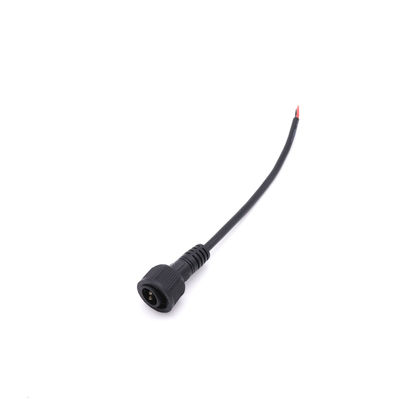 Черный водоустойчивый кабельный соединитель M14 света СИД привинчивает тип оценку 6A Cuurent