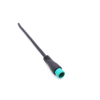 Польза Pin IP65 Ebike черноты M8 6 кабельного соединителя PVC водоустойчивая