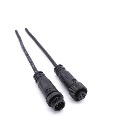Электрический IP68 водоустойчивый Pin круговых соединителей M12 4 для кабеля