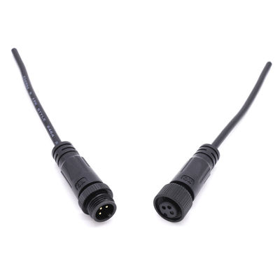 Электрический IP68 водоустойчивый Pin круговых соединителей M12 4 для кабеля