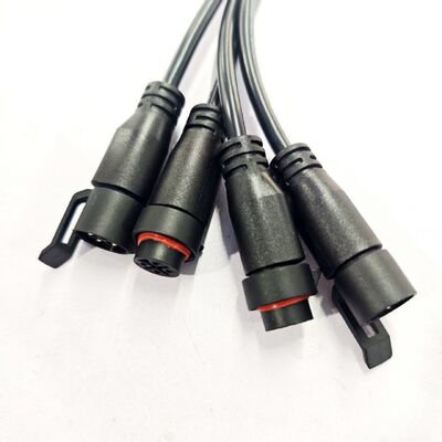 New Type Connector K16 IP67, Industrial Push Waterproof Connectors, LED Lighting K16 Male Female Plug
